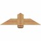 Ekena Millwork Eugene Smooth Timber Gable Bracket, Western Red Cedar, 36"W x 10"H x 3 1/2"D x 5 1/2"F, 7/12 Pitch GBW036X10X0406EUG00SWR - alternate 1